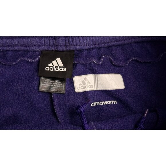 NWT Adidas Womens Climawarm Purple Athletic Pants Medium Straigth Leg - Picture 3 of 12